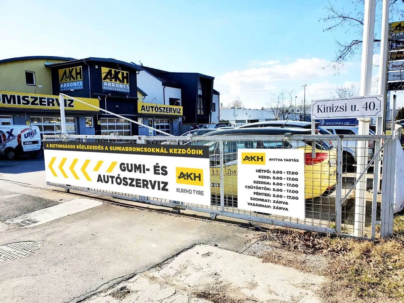 AKH Budaörs Gumiszerviz, Autószerviz